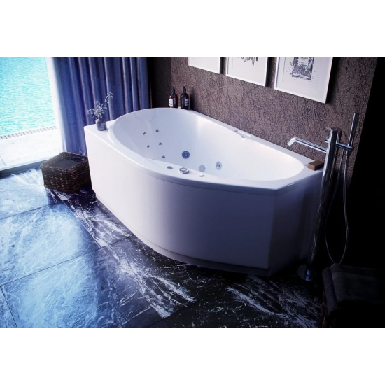 Акриловая ванна АКВАТЕК Таурус TAR170-0000084 L 170x100 см, с каркасом, с фронтальным экраном