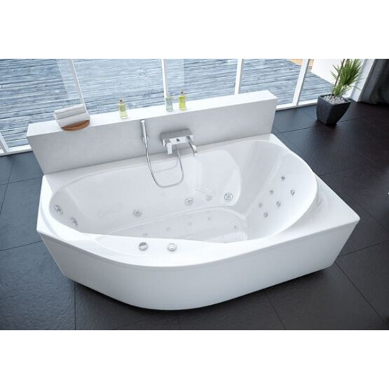 Акриловая ванна АКВАТЕК Таурус TAR170-0000129 R 170x100 см, с каркасом, с фронтальным экраном