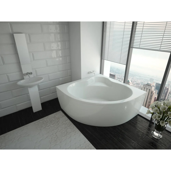 Акриловая ванна АКВАТЕК Ума UMA145-0000001 без опоры 145x145 см, угловая, четверть круга