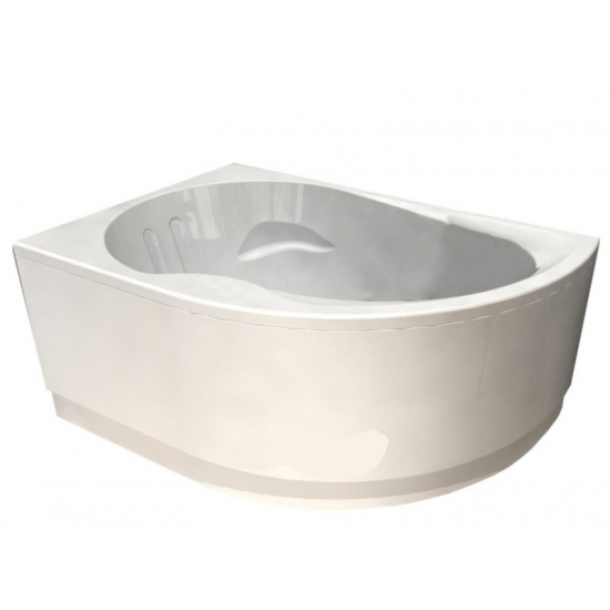 Акриловая ванна АКВАТЕК Вирго VIR150-0000038 150x100 L левая с каркасом и фронтальным экраном