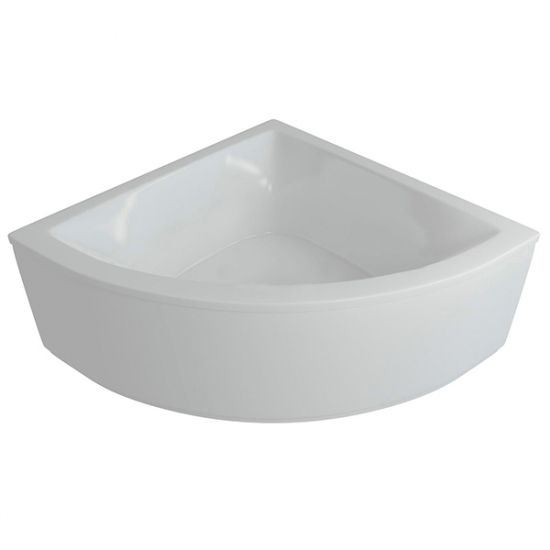 Акриловая ванна АКВАТЕК Юпитер UPT150-0000026 150x150 см, угловая, вклеенный каркас, с экраном