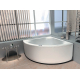 Акриловая ванна АКВАТЕК Юпитер UPT150-0000026 150x150 см, угловая, вклеенный каркас, с экраном