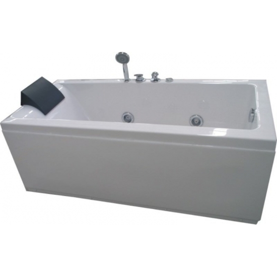 Акриловая ванна  APPOLLO TS-9012 170x75x60 с сифоном и подголовником
