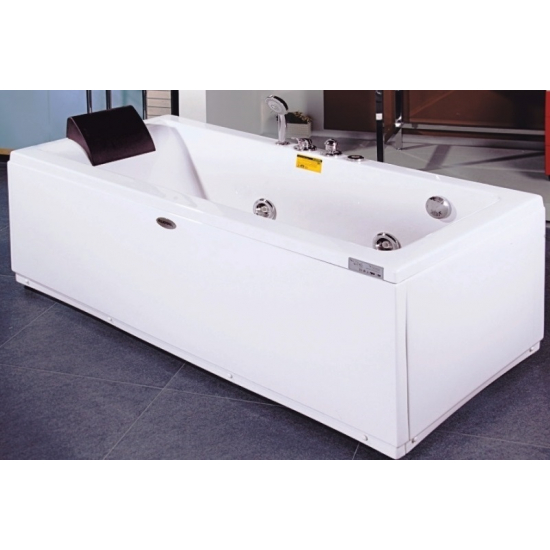 Акриловая ванна  APPOLLO TS-9012 170x75x60 с сифоном и подголовником