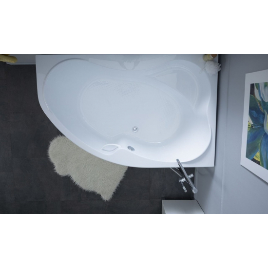 Акриловая ванна AQUANET Capri 00205386 R 160x100 см, угловая, с каркасом, асимметричная