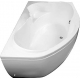 Акриловая ванна AQUANET Capri 00205387 R 170x110 см, угловая, с каркасом, асимметричная