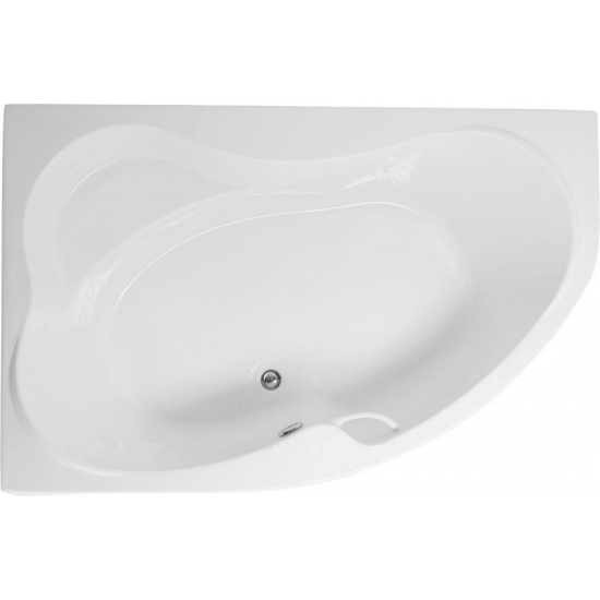 Акриловая ванна AQUANET Capri 00205476 L 160x100 см, угловая, с каркасом, асимметричная