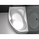 Акриловая ванна AQUANET Capri 00205476 L 160x100 см, угловая, с каркасом, асимметричная
