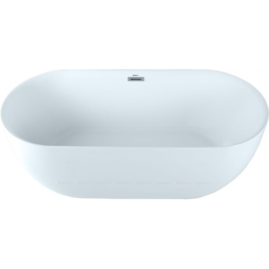 Акриловая ванна AQUANET Delight 208600 170x80 см, отдельностоящая, овальная, со сливом-переливом