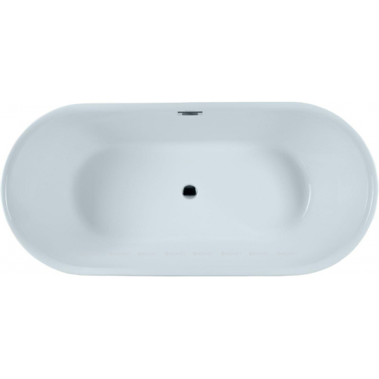 Акриловая ванна AQUANET Delight 208600 170x80 см, отдельностоящая, овальная, со сливом-переливом