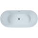 Акриловая ванна AQUANET Delight 208600 170x80 см, отдельностоящая, овальная, со сливом-переливом