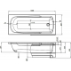 Акриловая ванна AQUANET Extra 255742 160x70 см, с каркасом