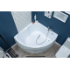 Акриловая ванна AQUANET Fregate 00205488 120x120 см, угловая, с каркасом, четверть круга