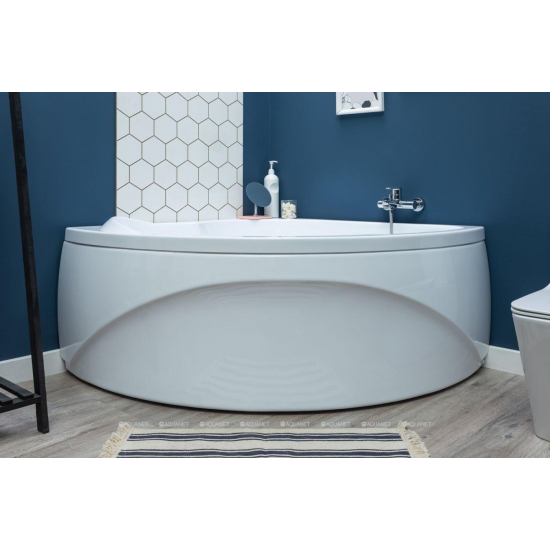 Акриловая ванна AQUANET Fregate 00205488 120x120 см, угловая, с каркасом, четверть круга