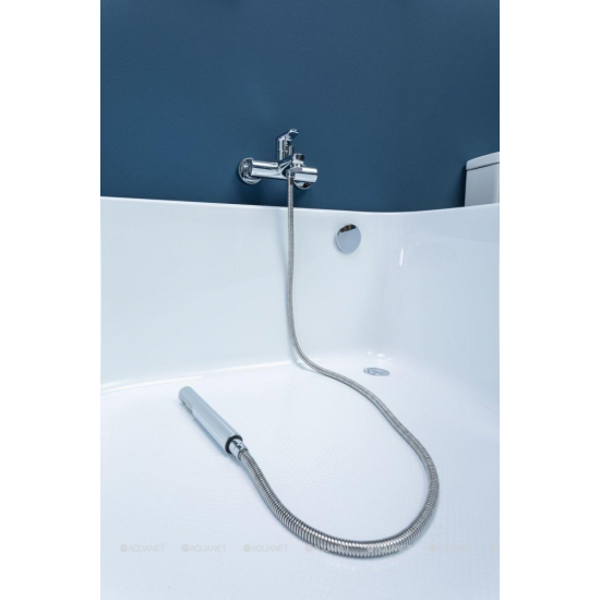 Акриловая ванна AQUANET Fregate 00205488 120x120 см, угловая, с каркасом, четверть круга