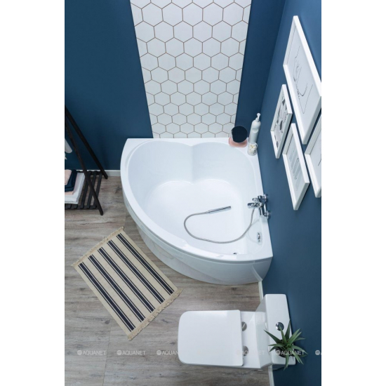 Акриловая ванна AQUANET Fregate 00205488 120x120 см, угловая, с каркасом, четверть круга