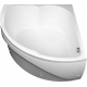 Акриловая ванна AQUANET Fregate 00205488 120x120 см, угловая, с каркасом, четверть круга