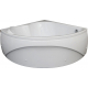 Акриловая ванна AQUANET Fregate 00205488 120x120 см, угловая, с каркасом, четверть круга