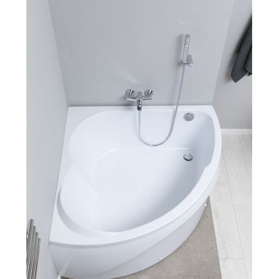 Акриловая ванна AQUANET Fregate 00205488 120x120 см, угловая, с каркасом, четверть круга