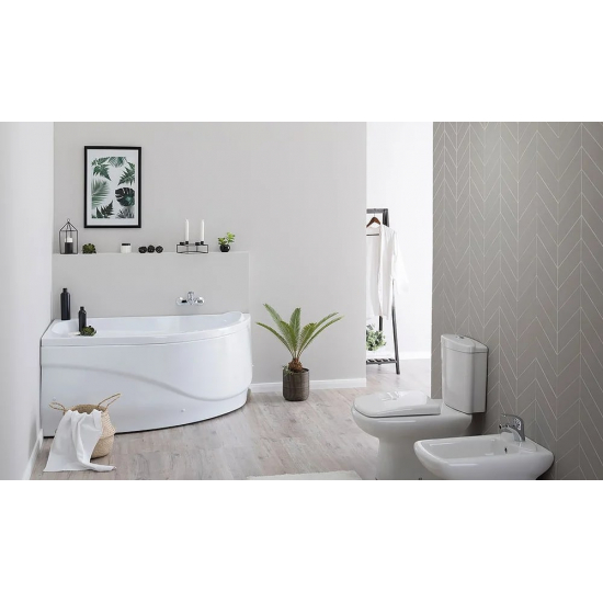 Акриловая ванна AQUANET Graciosa 00205325 L 150x90 см, угловая, с каркасом, асимметричная