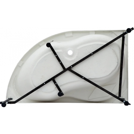 Акриловая ванна AQUANET Graciosa 00205389 R 150x90 см, угловая, с каркасом, асимметричная