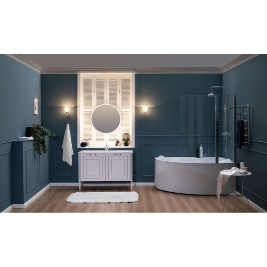 Акриловая ванна AQUANET Jamaica 00205503 R 160x100 см, угловая, с каркасом, асимметричная