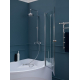 Акриловая ванна AQUANET Jamaica 00205503 R 160x100 см, угловая, с каркасом, асимметричная