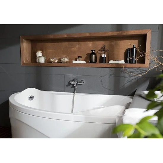 Акриловая ванна AQUANET Jamaica 00205503 R 160x100 см, угловая, с каркасом, асимметричная