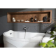 Акриловая ванна AQUANET Jamaica 00205503 R 160x100 см, угловая, с каркасом, асимметричная