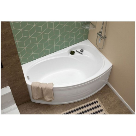 Акриловая ванна AQUANET Jersey 00205329 R 170x100 см, угловая, с каркасом, асимметричная