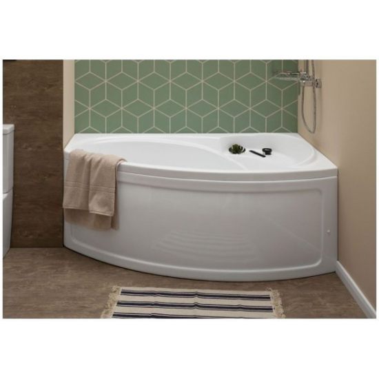 Акриловая ванна AQUANET Jersey 00205329 R 170x100 см, угловая, с каркасом, асимметричная
