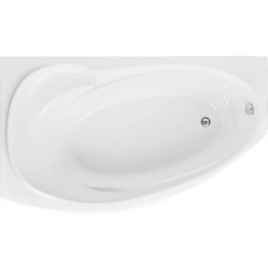 Акриловая ванна AQUANET Jersey 00205405 L 170x100 см, угловая, с каркасом, асимметричная