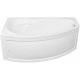 Акриловая ванна AQUANET Jersey 00205405 L 170x100 см, угловая, с каркасом, асимметричная