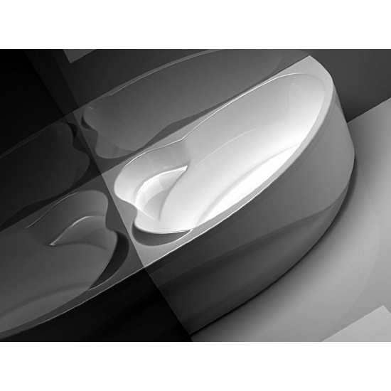 Акриловая ванна AQUANET Mayorca 00205403 L 150x100 см, угловая, с каркасом, асимметричная