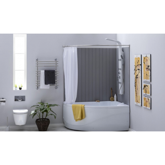 Акриловая ванна AQUANET Mayorca 00205438 R 150x100 см, угловая, с каркасом, асимметричная