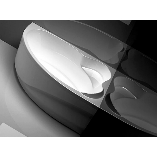 Акриловая ванна AQUANET Mayorca 00205438 R 150x100 см, угловая, с каркасом, асимметричная