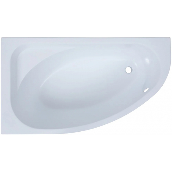 Акриловая ванна AQUANET Mia к/с133 246817 L 140x80 см, угловая, с каркасом, асимметричная