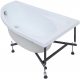 Акриловая ванна AQUANET Mia к/с133 246887 R 140x80 см, угловая, с каркасом, асимметричная