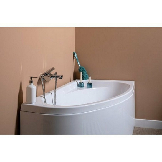 Акриловая ванна AQUANET Mia к/с133 246887 R 140x80 см, угловая, с каркасом, асимметричная