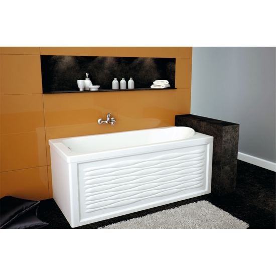 Акриловая ванна AQUANET Nord 205305 140x70 см, с каркасом