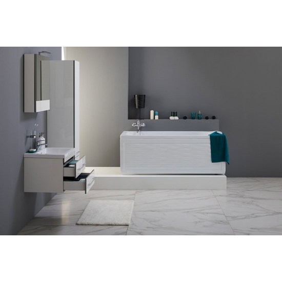 Акриловая ванна AQUANET Nord 205533 160x70 см, с каркасом