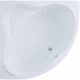 Акриловая ванна AQUANET Palau 00205535 140x140 см, угловая, с каркасом, четверть круга