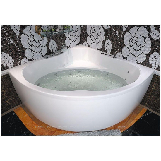Акриловая ванна AQUANET Palau 00205535 140x140 см, угловая, с каркасом, четверть круга