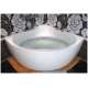 Акриловая ванна AQUANET Palau 00205535 140x140 см, угловая, с каркасом, четверть круга