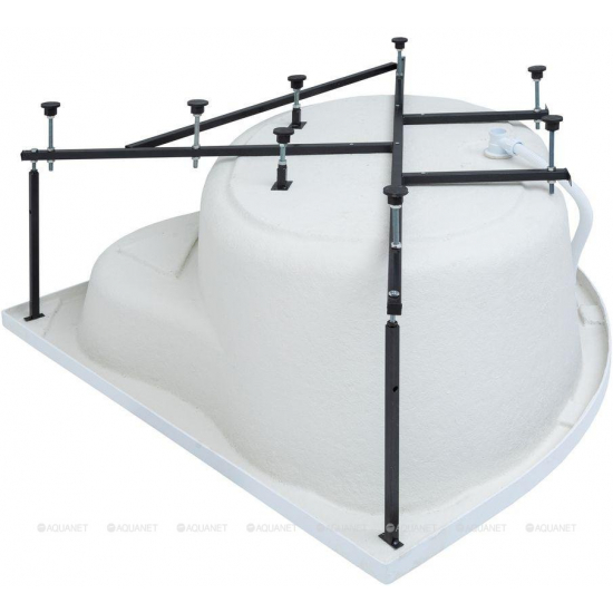 Акриловая ванна AQUANET Palau 00205535 140x140 см, угловая, с каркасом, четверть круга