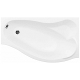 Акриловая ванна AQUANET Palma 00205537 R 170x100 см, угловая, с каркасом, асимметричная