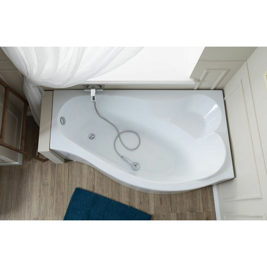 Акриловая ванна AQUANET Palma 00205537 R 170x100 см, угловая, с каркасом, асимметричная