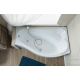 Акриловая ванна AQUANET Palma 00205537 R 170x100 см, угловая, с каркасом, асимметричная