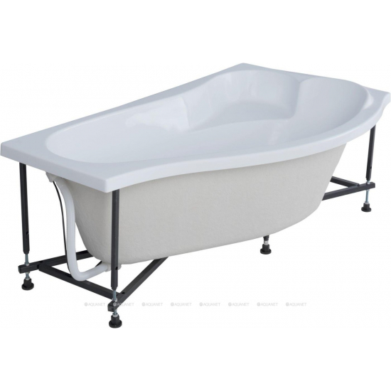 Акриловая ванна AQUANET Palma 00205537 R 170x100 см, угловая, с каркасом, асимметричная