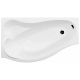 Акриловая ванна AQUANET Palma 00205737 L 170x100 см, угловая, с каркасом, асимметричная